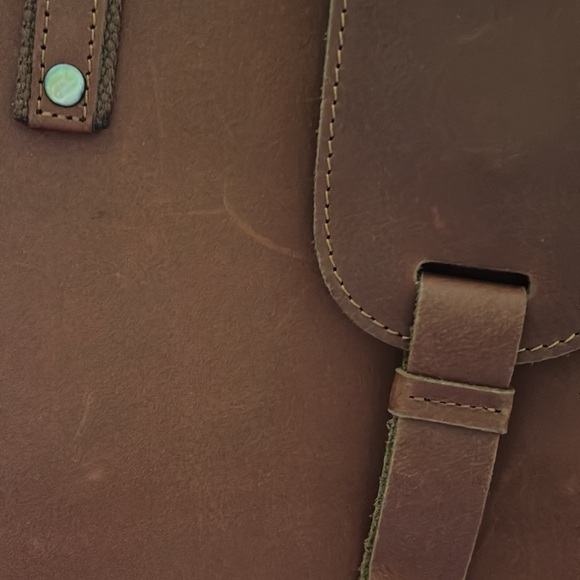 S-zone Genuine lather well made Shoulder tote bag.
